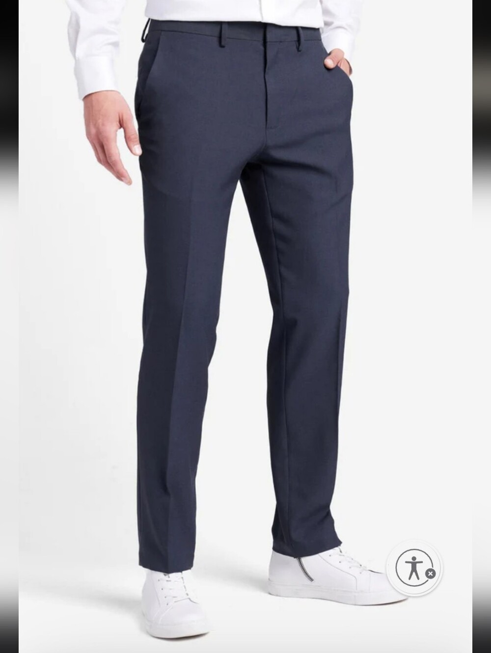 Kenneth Cole Mens Stretch Modern Fit Dress Pants 34x32 New